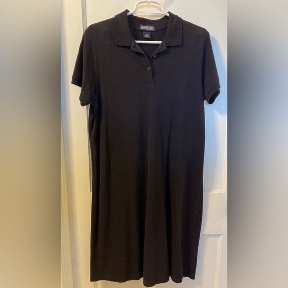 Land’s End Vintage Navy Blue Polo Shirt Dress - Picture 2 of 11